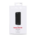 Custodia Celly Samsung S22 5G cover cromo black CROMO1010BK