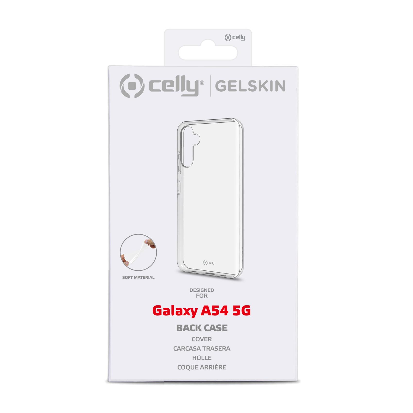 Custodia Celly Samsung A54 5G cover tpu trasparente GELSKIN1037