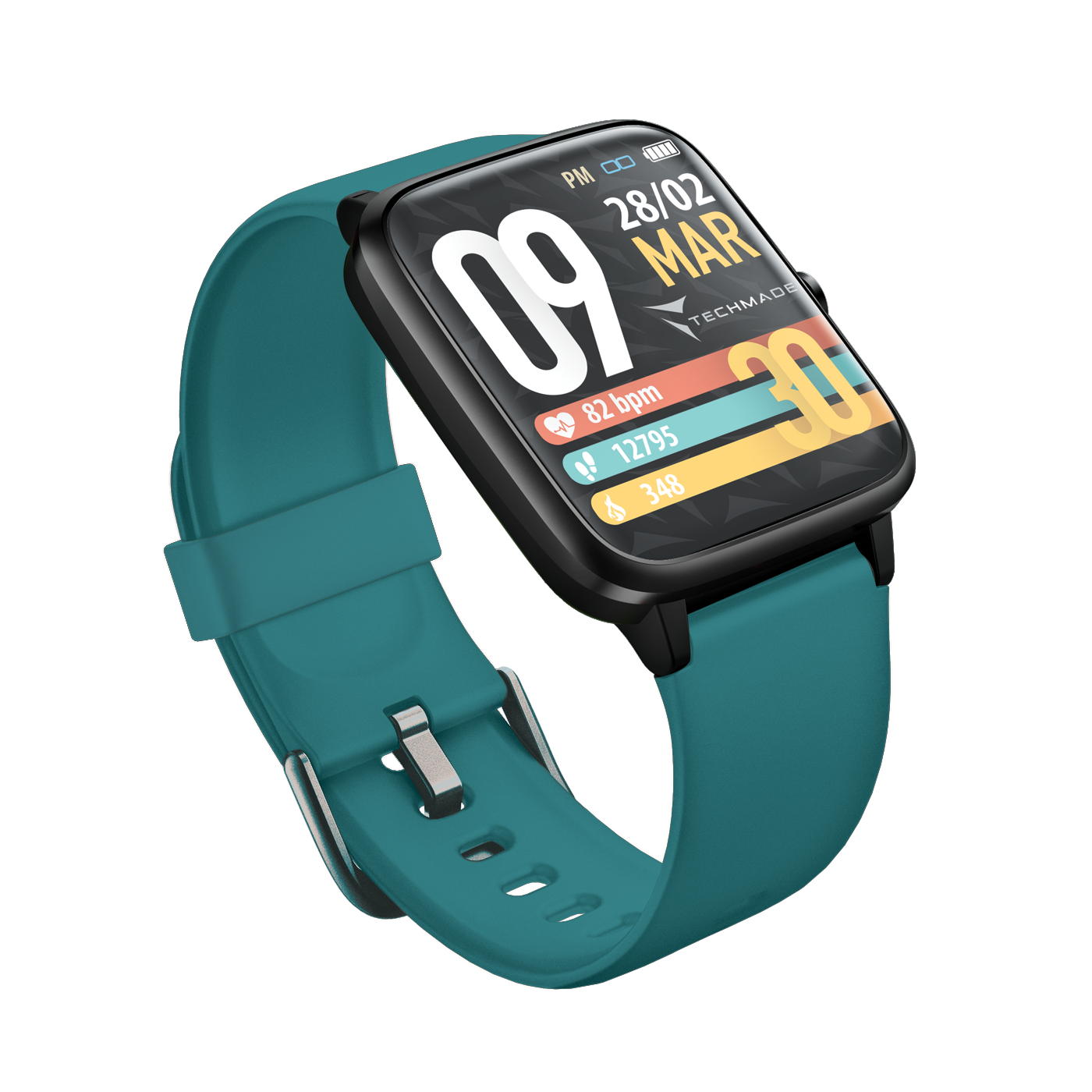 Techmade smartwatch MOVE GPS integrato green TM-MOVE-GR