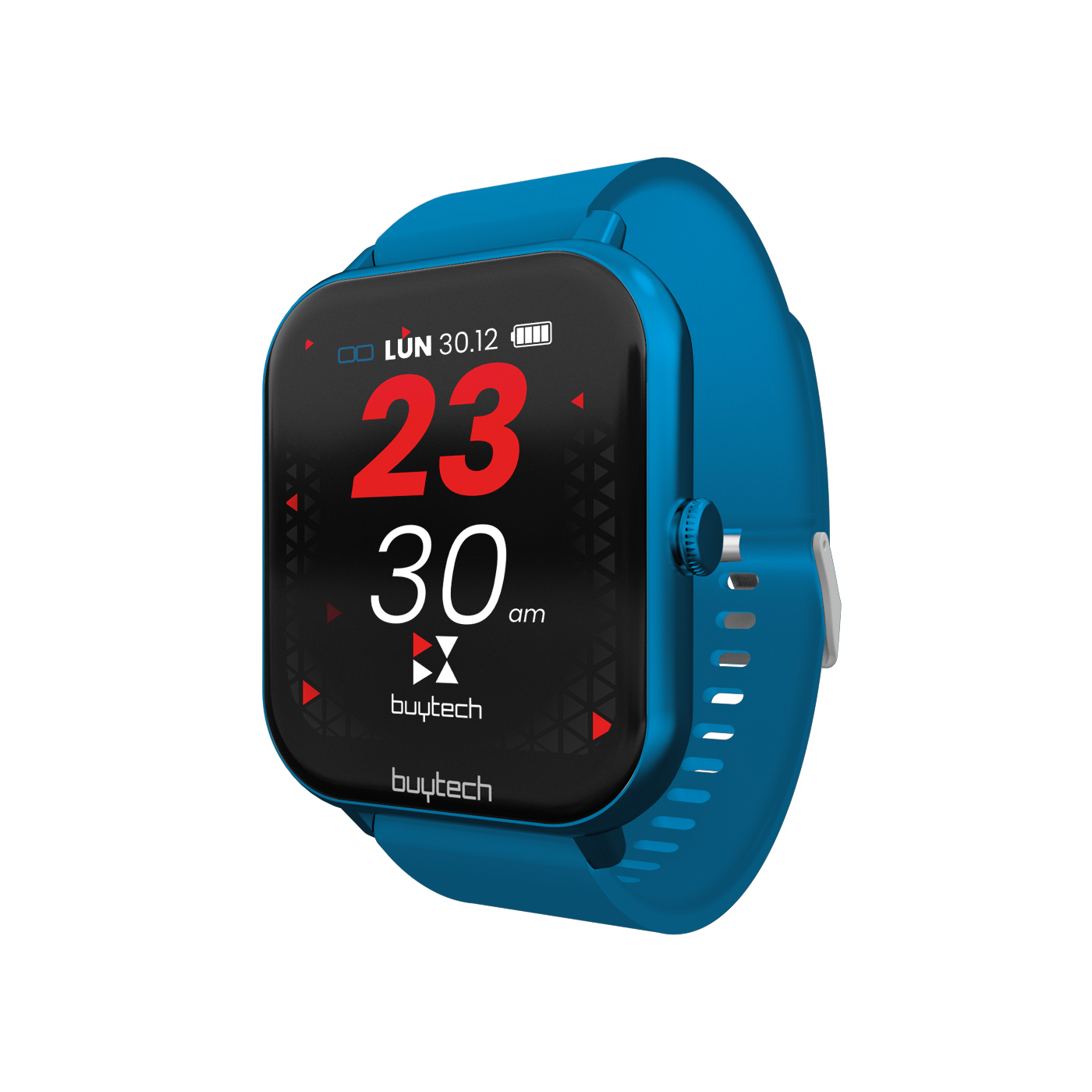 Buytech smartwatch cassa blu cinturino in silicone BY-ALFA-BL