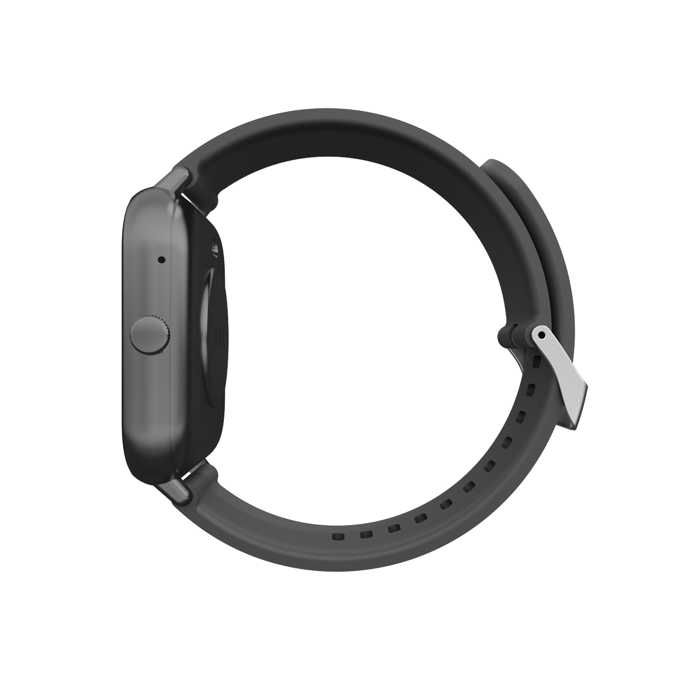 Buytech smartwatch cassa nera black cinturino in silicone BY-ALFA-BK