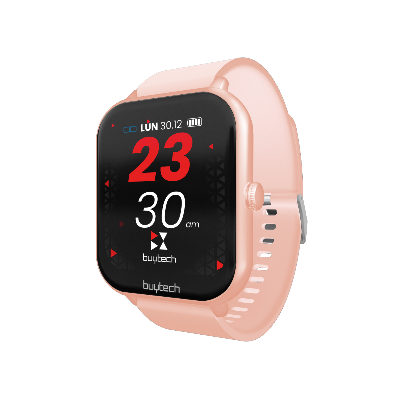 Buytech smartwatch cassa pink cinturino in silicone BY-ALFA-PK