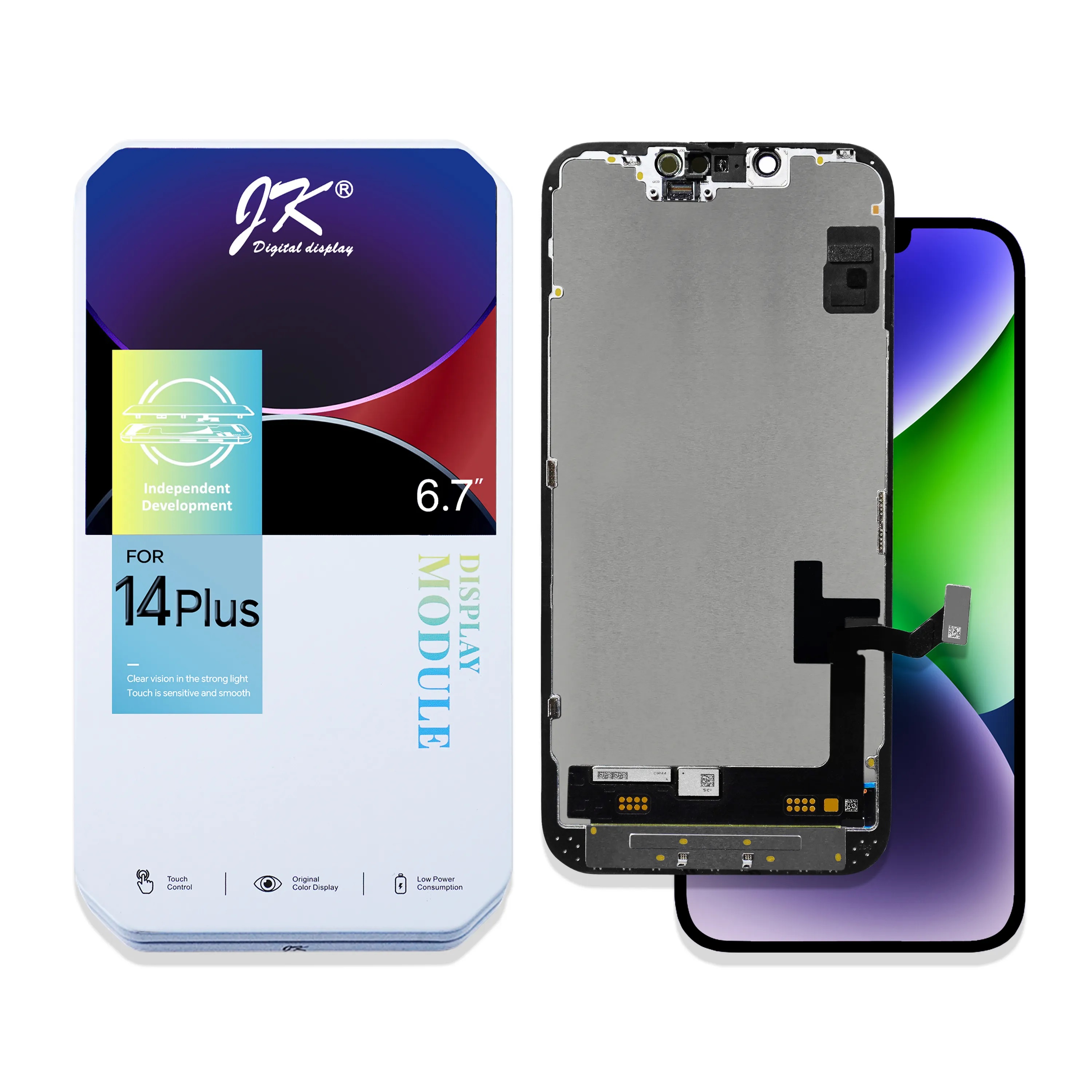 JK Display Lcd per iPhone 14 Plus FHD incell