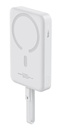 Baseus Power Bank 10000mAh 30W Magnetic Wireless Mini Fast Charge con cavo Type-C Stellar white P1002210B223-00