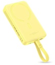 Baseus Power Bank 10000mAh 30W Magnetic Wireless Mini Fast Charge con cavo Type-C lemon yellow P1002210BY23-00