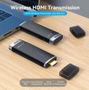 Vention Trasmettitore e Ricevitore Wireless HDMI black ADCB0