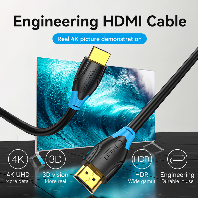 Vention Cavo Dati HDMI 8mt black AACBK