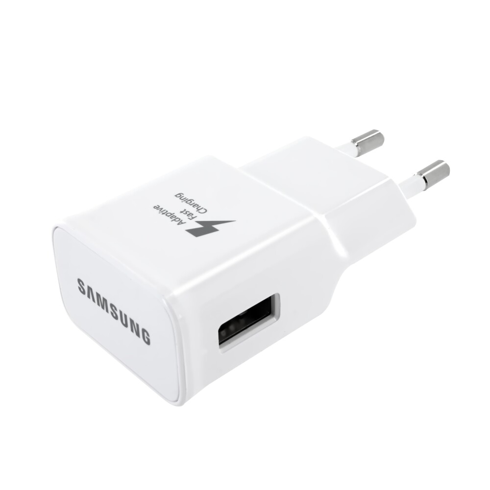 Caricabatteria USB Samsung EP-TA20EWENGEU 15W fast charge white