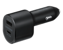 Caricabatteria auto USB Samsung EP-L5300XBEGEU 45W+15W 2 porte + cavo Type-C black