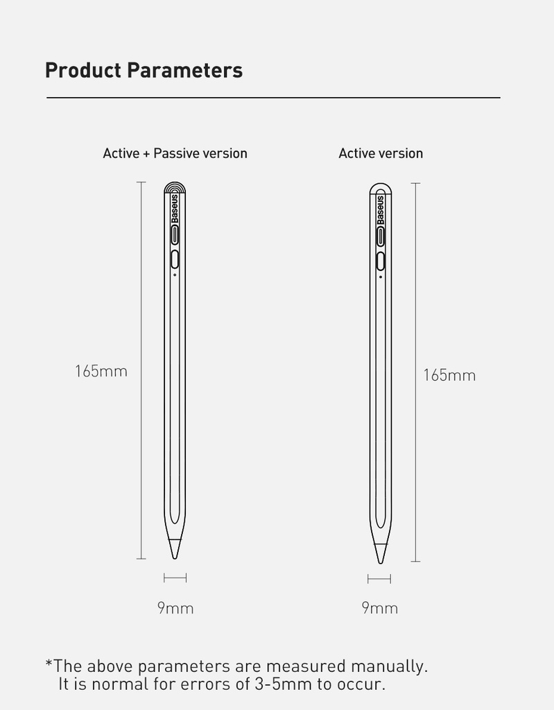 Penna capacitiva Baseus smooth pencil ACSXB-C02 white