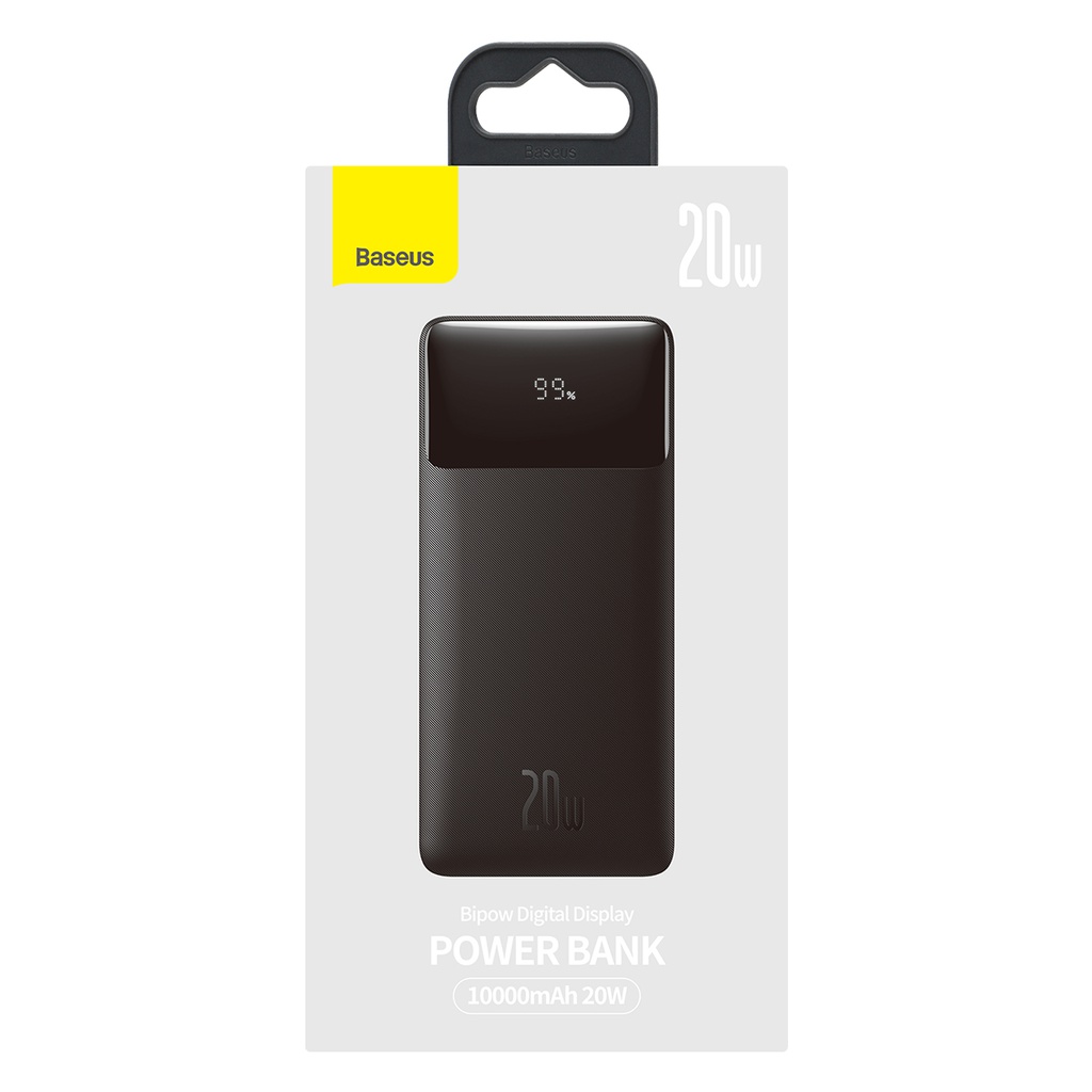 Power Bank Baseus 10000 mAh 20W bipow fast charge PPDML-L01 black