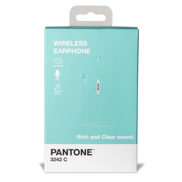 Auricolare bluetooth Celly PANTONE stereo Ear PT-WE001L light blue