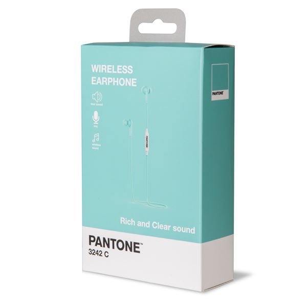 Auricolare bluetooth Celly PANTONE stereo Ear PT-WE001L light blue