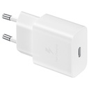 Caricabatteria USB Samsung EP-T1510XWEGEU 15W con cavo Type-C fast charge white