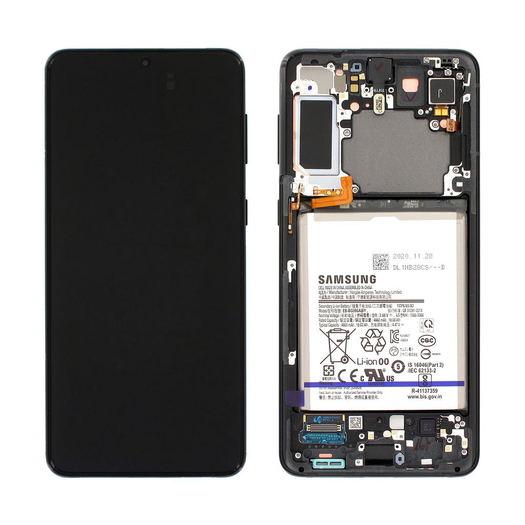 Samsung Display Lcd S21+ 5G SM-G996B black with camera GH82-24554A GH82-24553A