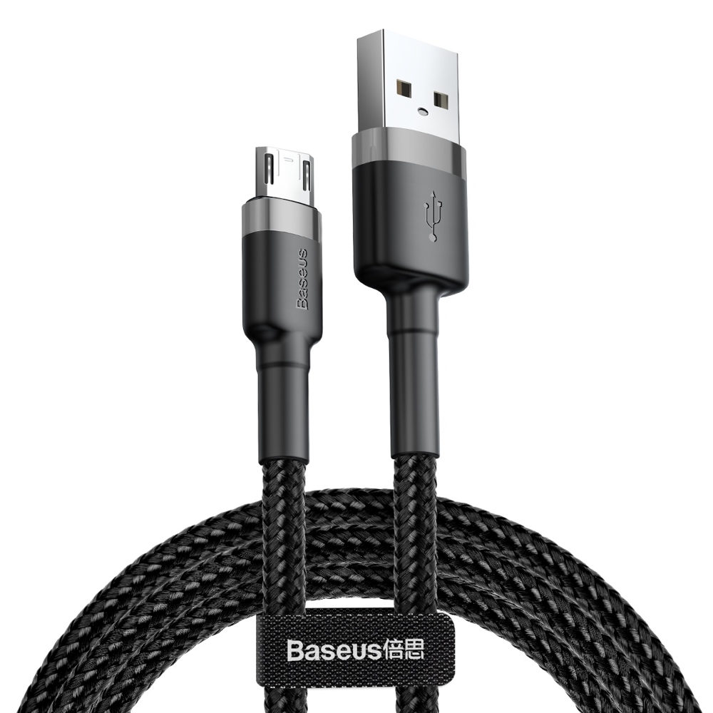 Baseus Cavo Dati Cafule Micro USB 2.4A 0.5mt black CAMKLF-AG1