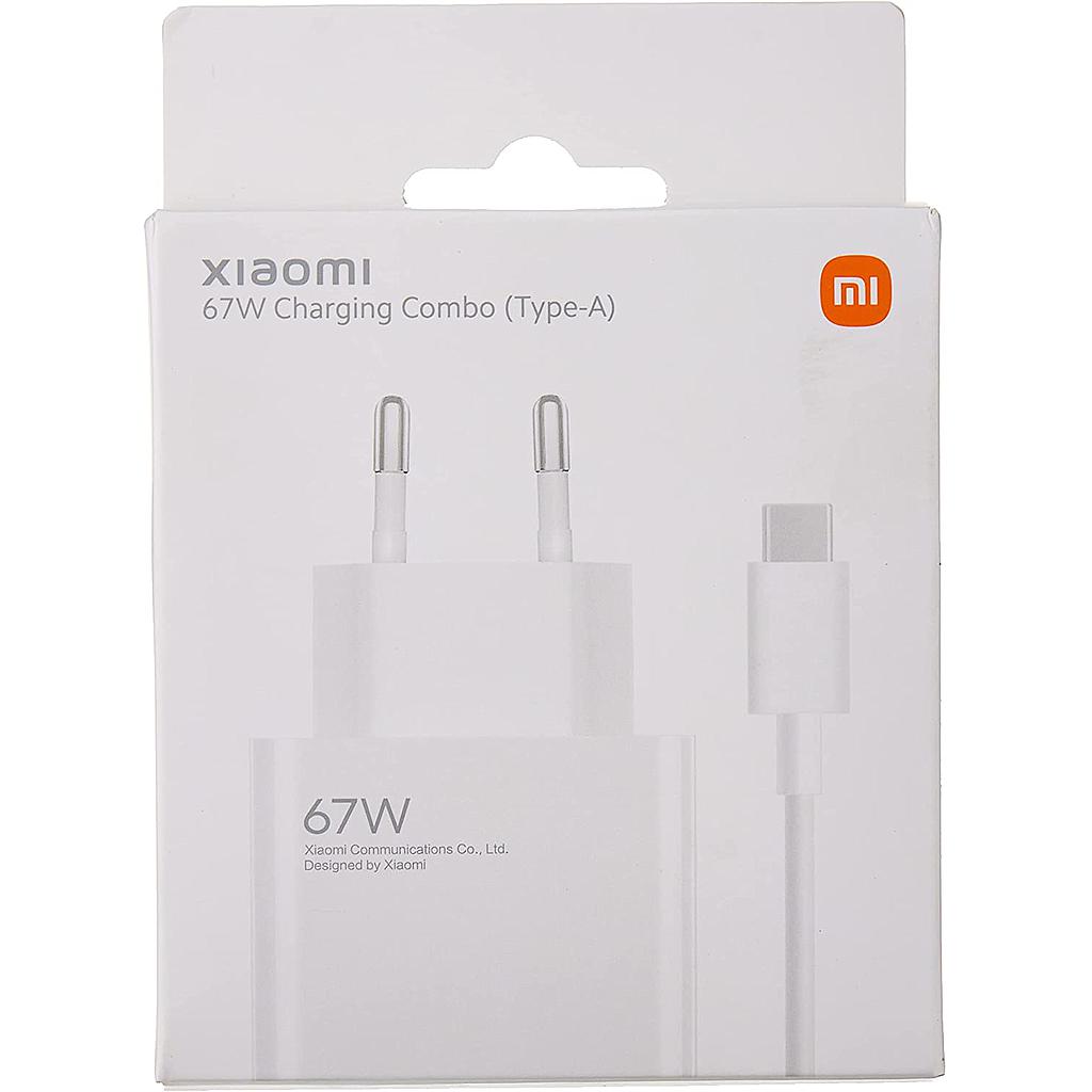 Xiaomi Caricabatterie 67W USB + Cavo Type-C white BHR6035EU