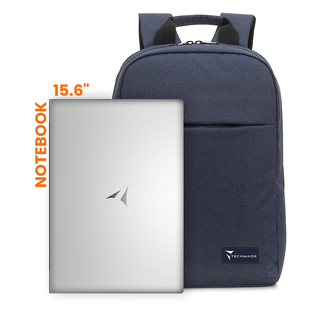 Techmade laptop backpack 15.6" blue TM-KLB-BL