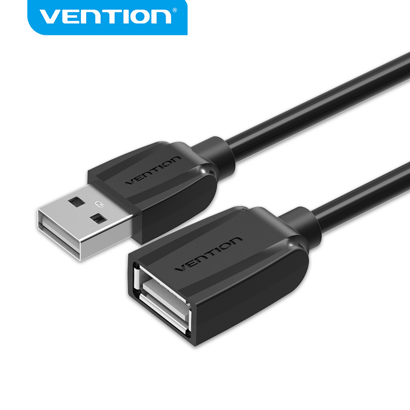 Vention Cavo Dati di prolunga USB da maschio a femmina 2mt black VAS-A44-B200