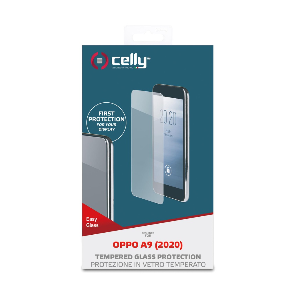 Pellicola vetro Celly Oppo A9 2020 Easy Glass EASY914