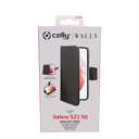 Custodia Celly Samsung S22 5G wallet case black WALLY1010