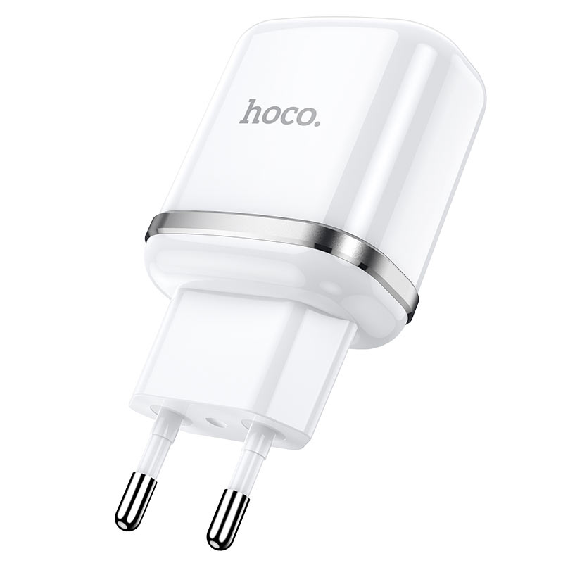 Hoco caricabatteria USB N4 2 porte white