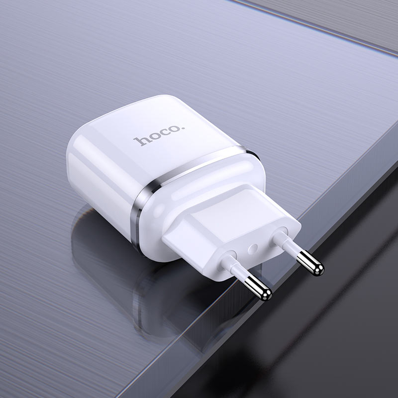 Hoco caricabatteria USB N4 2 porte white