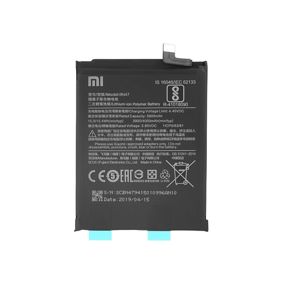 Xiaomi Batteria service pack Mi A2 Lite Redmi 6 Pro BN47 46BN47A02085