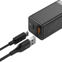 Caricabatteria USB Baseus 45W + 1 porta USB-C GaN mini black CCGAN-U01