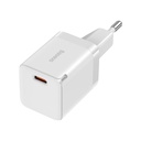 Baseus caricabatteria USB-C 30W GaN3 Fast white CCGN010102