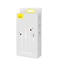 Baseus auricolare jack 3.5 mm encok H17 In-Ear wired white NGCR020002