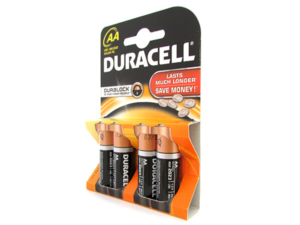 Duracell batteria stilo basic AA 4pz LR6 MN1500