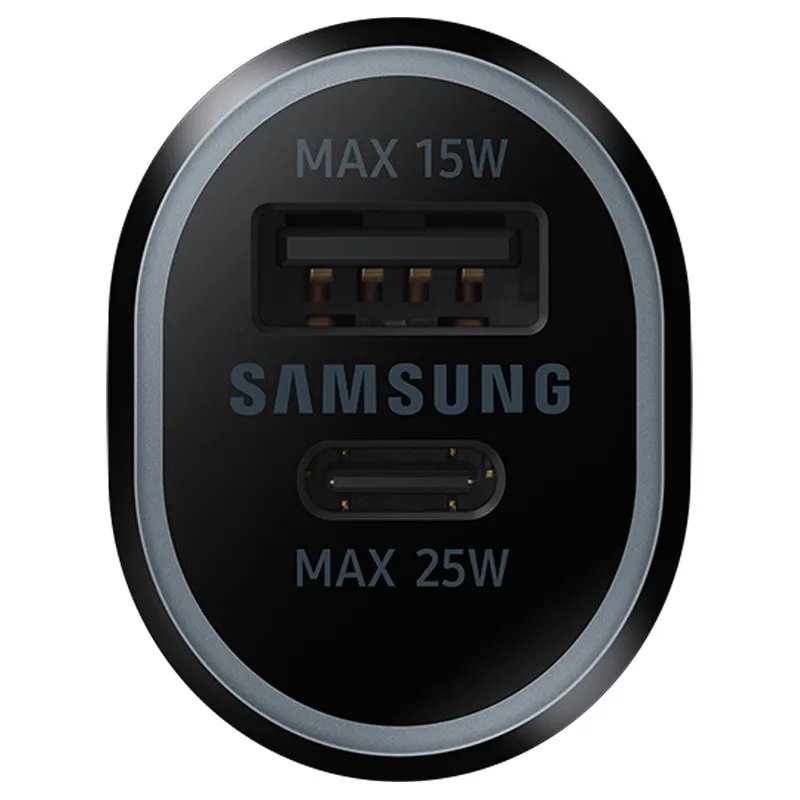 Samsung caricabatteria auto 40W (USB 15W +USB-C 25W ) black EP-L4020NBEGEU