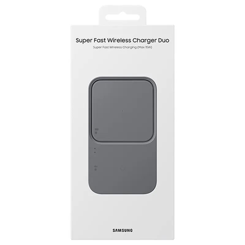 Samsung caricabatteria wireless Duo 15W Super Fast black EP-P5400BBEGEU