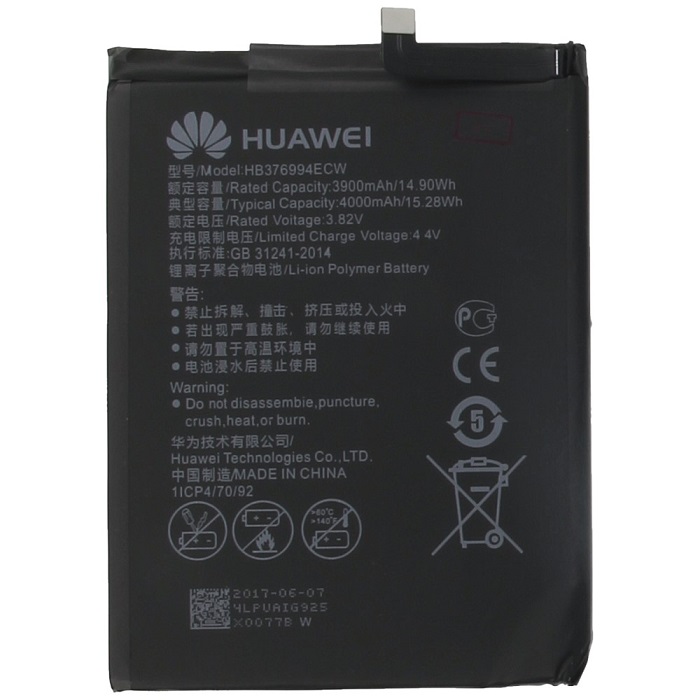 Huawei Batteria service pack Honor 8 Pro HB376994ECW 24022249