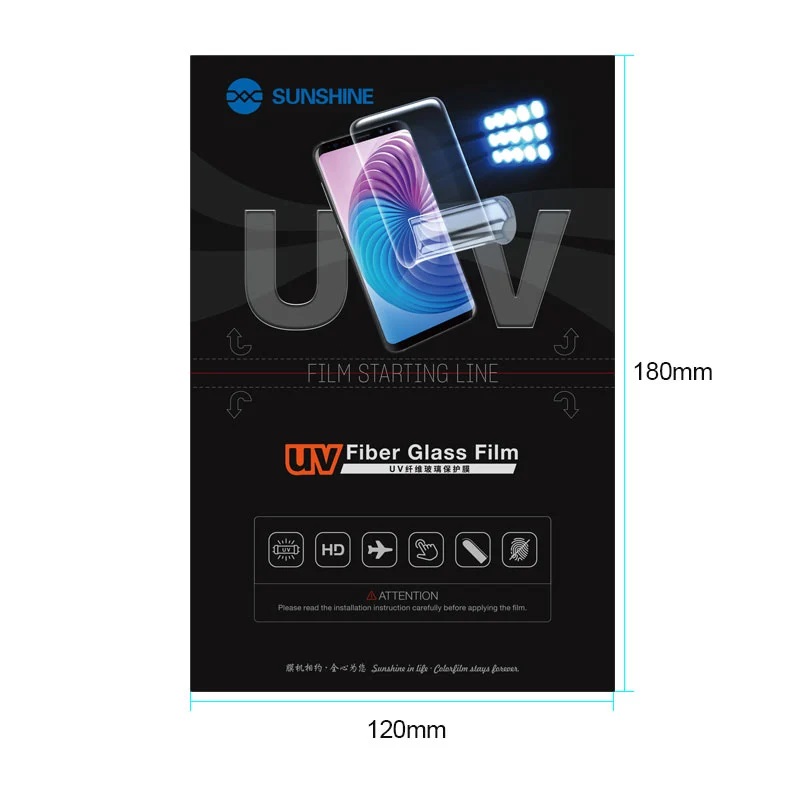 Sunshine SS-057U pellicola UV flexible fibre glass film conf. 25 pcs