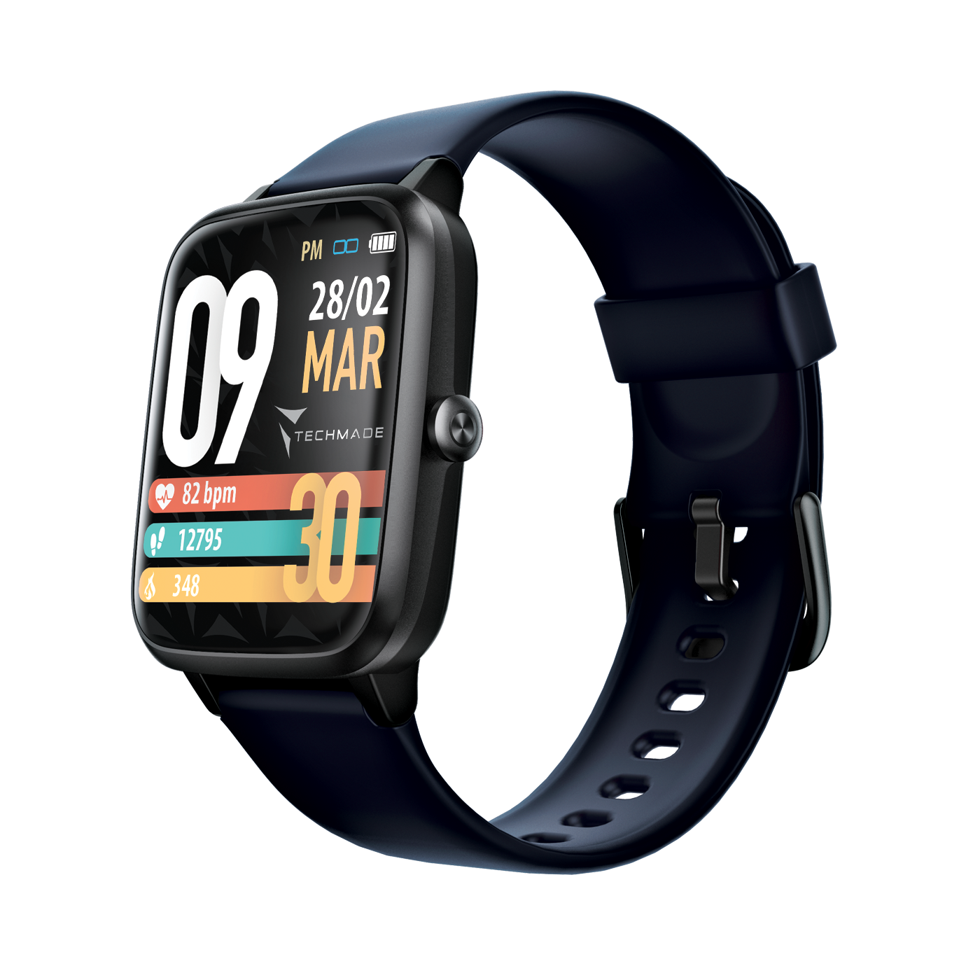 Techmade smartwatch MOVE GPS integato dark blue TM-MOVE-DBL