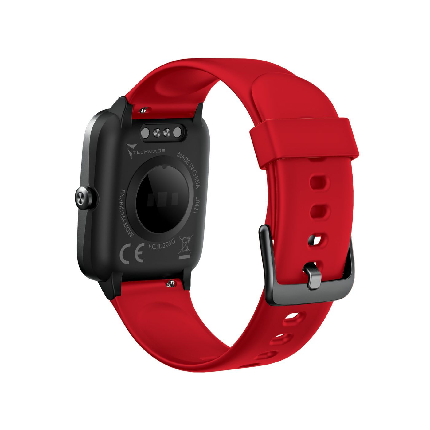 Techmade smartwatch MOVE GPS integrato red TM-MOVE-RED