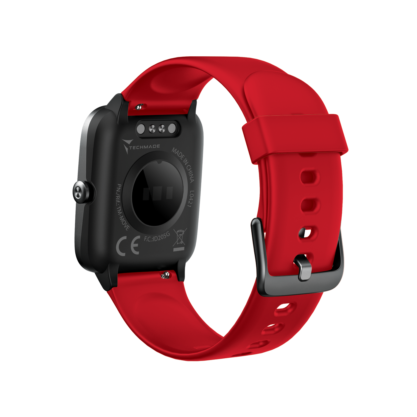 Techmade smartwatch MOVE GPS integrato red TM-MOVE-RED, False