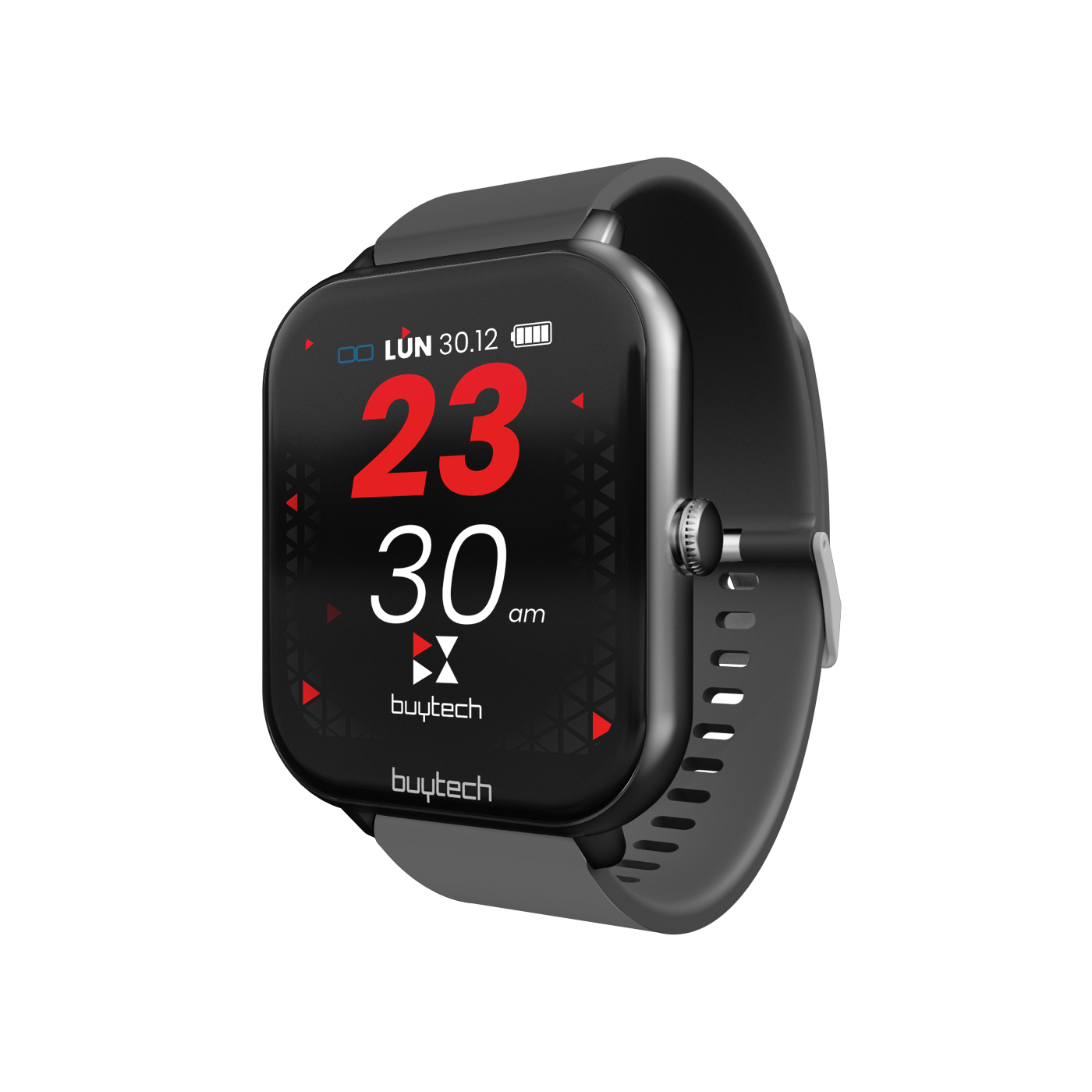 Buytech smartwatch cassa nera black cinturino in silicone BY-ALFA-BK