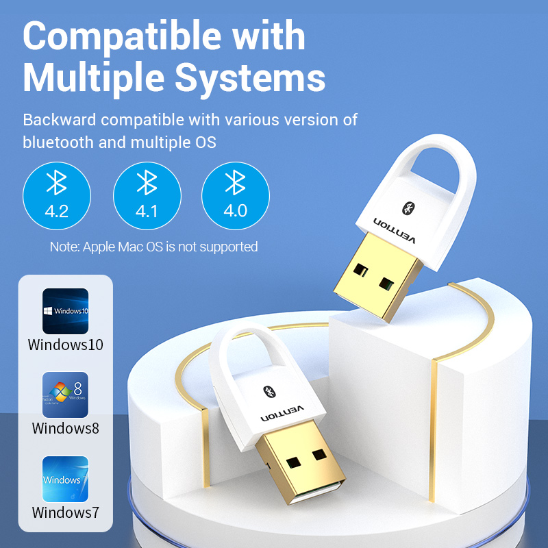 Vention Adattatore USB Bluetooth 5.0 white CDSW0