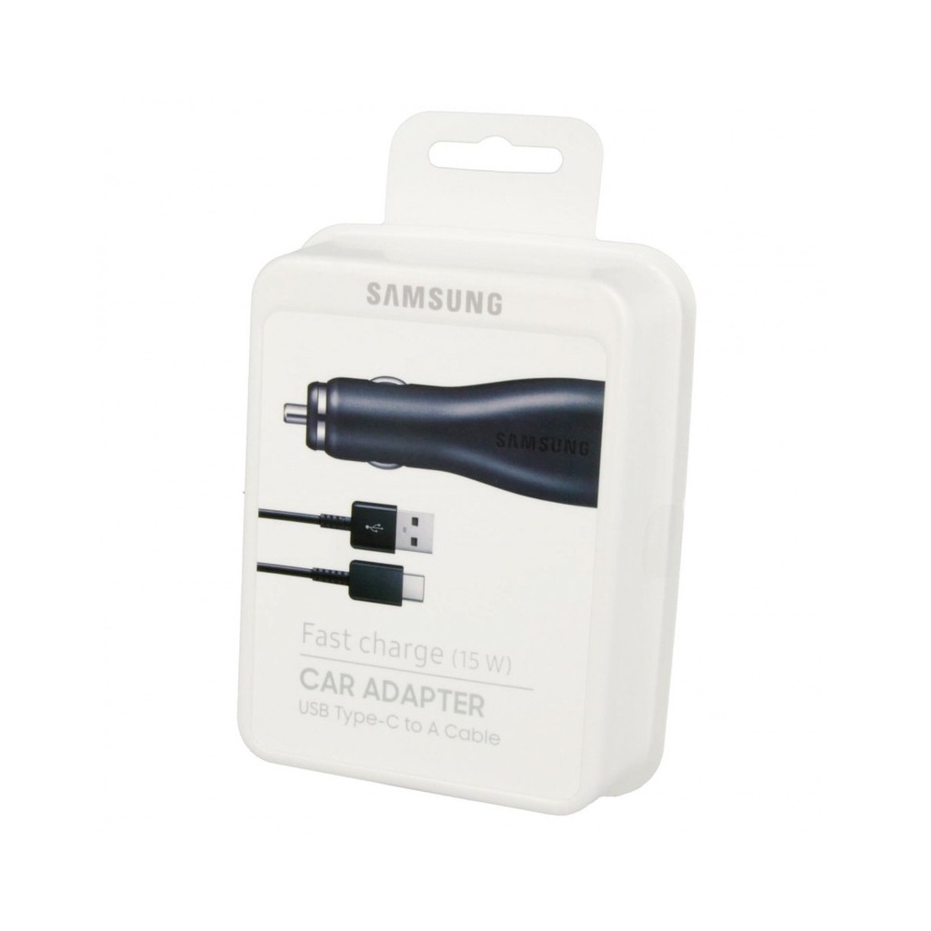 Caricabatteria auto Samsung  EP-LN915CBEGWW 2A fast charge con cavo Type-C black