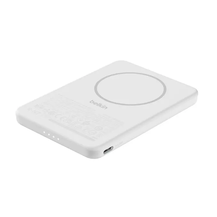 Belkin Power Bank 5000 mAh 7,5W MagSafe Slim White BPD010HQWH.webp