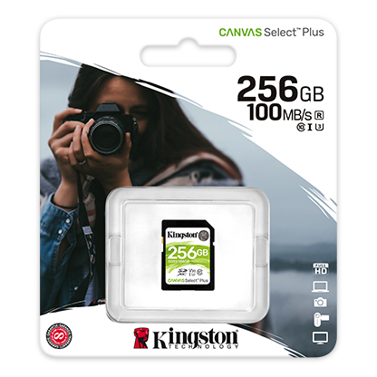 Kingston SD 256GB canvas select plus SDS2/256GB