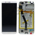 Display Lcd Honor 7A Huawei Y6 2018 white con batteria 02351WER
