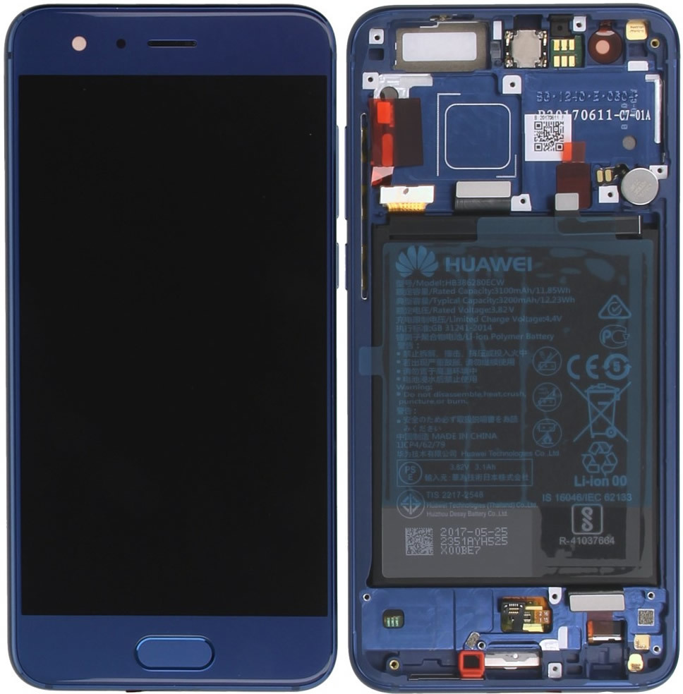 Display Lcd Huawei Honor 9 STF-L09 blue con batteria 02351LBV