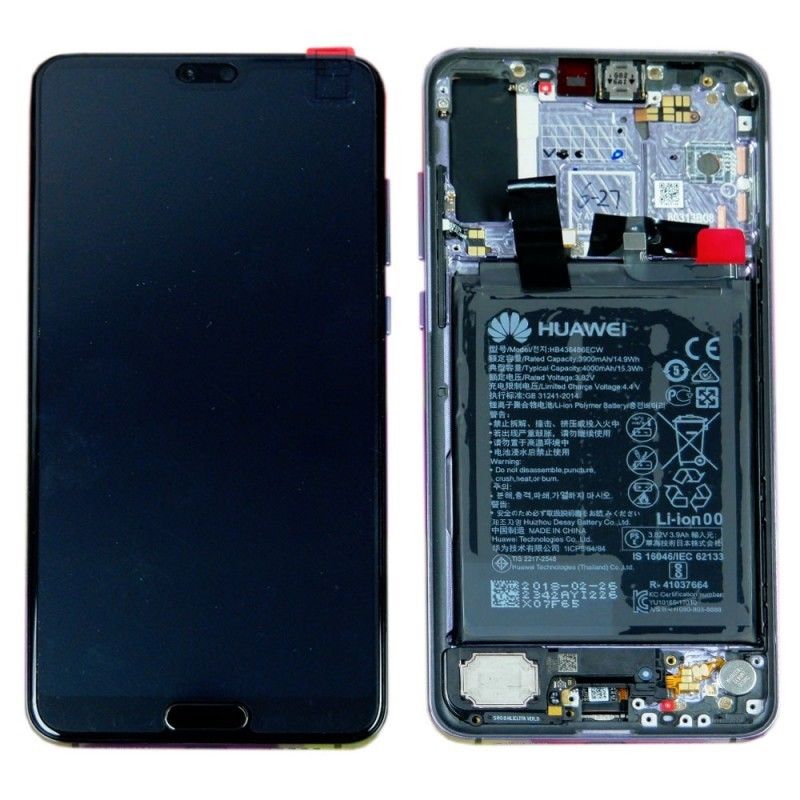 Display Lcd Huawei P20 pro CLT-L09 black con batteria 02351WQK
