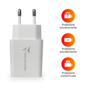 Techmade Caricabatterie 20W USB-C White TM-P926-PD320W