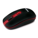 Nilox Mouse Wireless 1600DPI Black Red NXMOWI2002