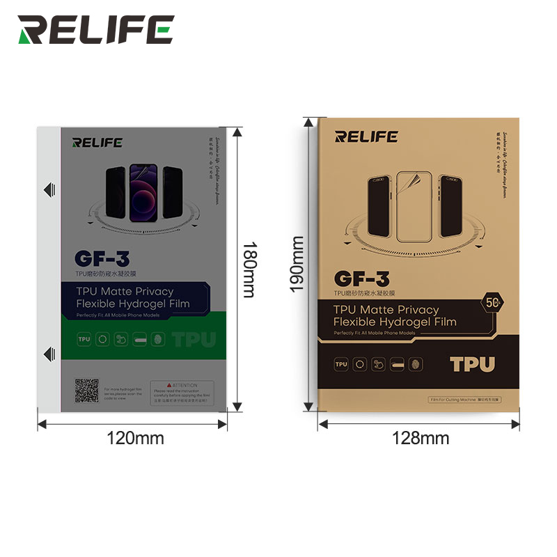 Relife Pellicola Hydrogel TPH Privacy Opaca 50 pz GF-3